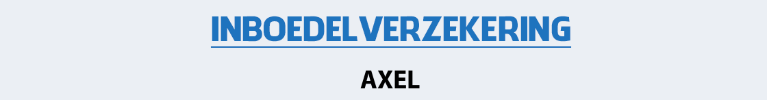 inboedelverzekering-axel