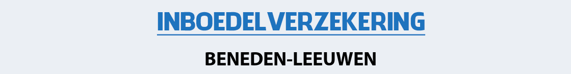 inboedelverzekering-beneden-leeuwen