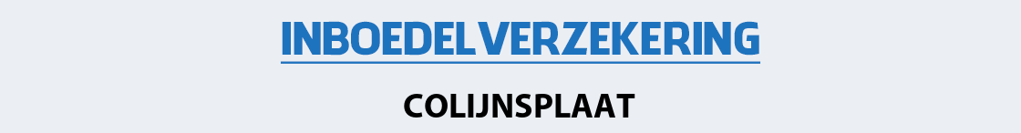 inboedelverzekering-colijnsplaat