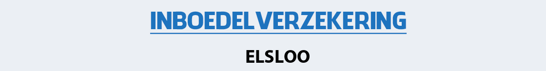 inboedelverzekering-elsloo