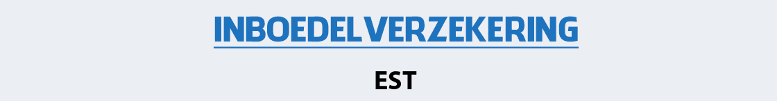 inboedelverzekering-est