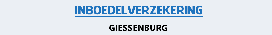 inboedelverzekering-giessenburg