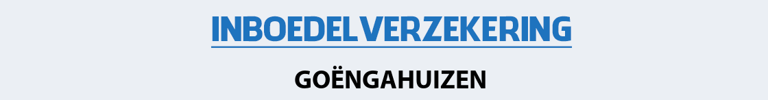 inboedelverzekering-goengahuizen