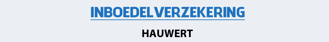inboedelverzekering-hauwert