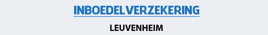 inboedelverzekering-leuvenheim