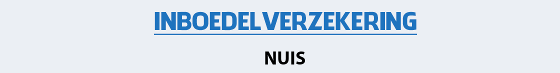 inboedelverzekering-nuis