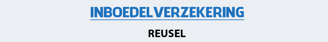 inboedelverzekering-reusel