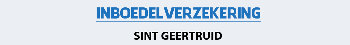 inboedelverzekering-sint-geertruid