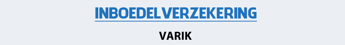 inboedelverzekering-varik