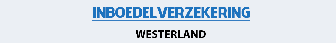 inboedelverzekering-westerland