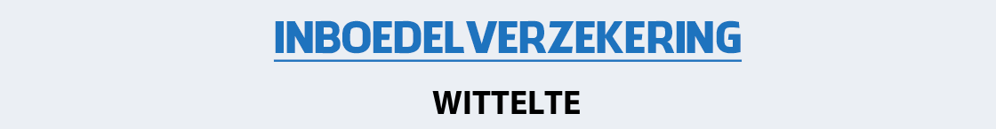 inboedelverzekering-wittelte
